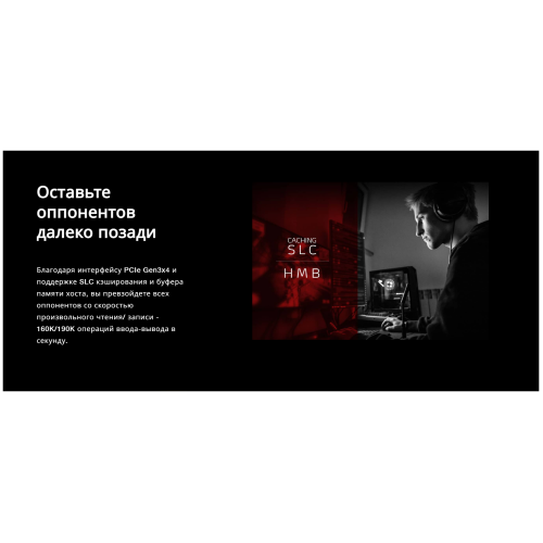 Твердотельный накопитель ADATA 500Гб SSD M.2 XPG SPECTRIX S20G [ASPECTRIXS20G-500G-C]